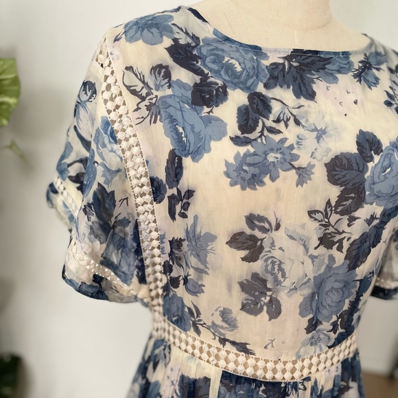 Zimmermann Hybra Floral Mini Dress - Picture 2 of 6